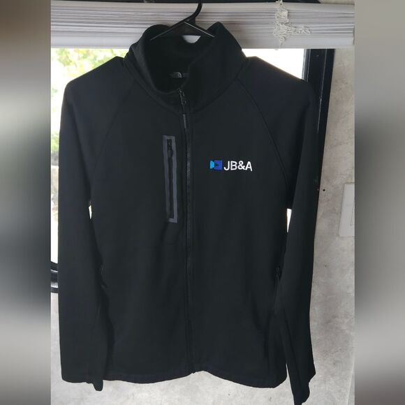 The North Face JB&A Softshell Full Zip Jacket Men’s Size M Black 100% Polyester - Picture 1 of 11